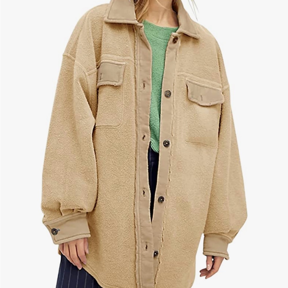 Tan Shacket Brand New